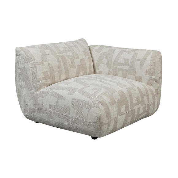 Bild von Amsterdam Sofa Mit Rechter Armlehne Weiße Glyphe