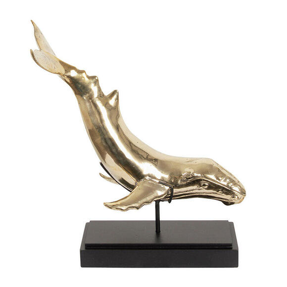 Product image 1 of Baleine en Laiton sur Socle M