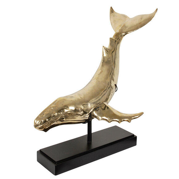 Product image 1 of Brass Whale On Stand XL