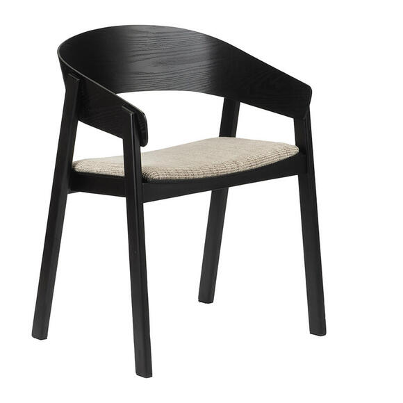 Product image 1 of Fauteuil En Bois Edo Noir