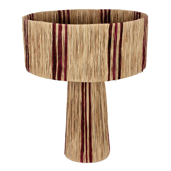 Product image 1 of Lamp Raffia Stripe Purple L