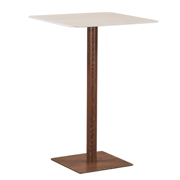 Product image 1 of Mesa alta Bistro cuadrada Ceramic Travertino