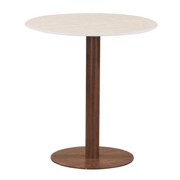 Product image 1 of Mesa de comedor Bistro redonda Ceramic Travertino