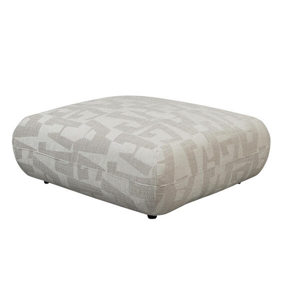 Product image 1 of Pouf Amsterdam Glyphes Blancs