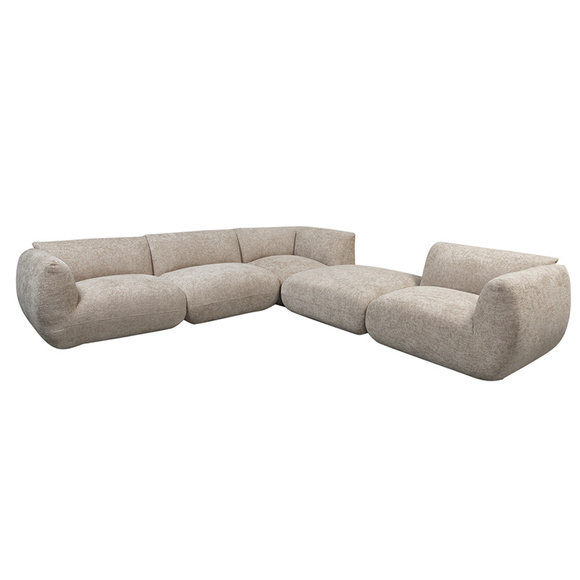 Product image 1 of Sofá esquinero Amsterdam de 5 módulos Latte